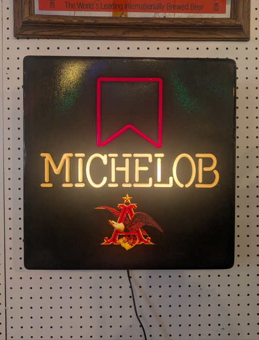 Michelob Anheuser-Busch Light Sign 1980's