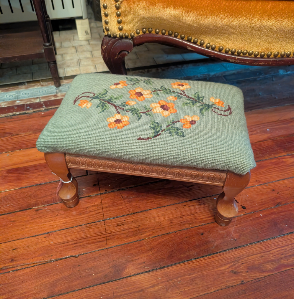 Floral Footstool